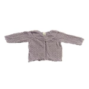 6 to 12 M Gymboree Knitted Lavender Purple Cardigan Girl
